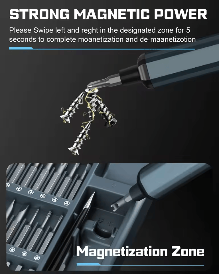 TheHiddenGoods™ 68 in 1 Electric Screwdriver Set