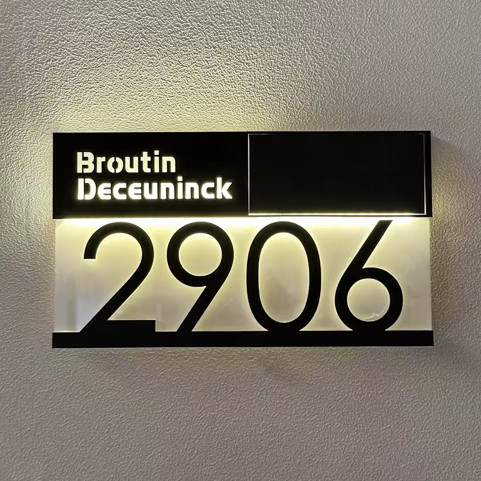 TheHiddenGoods™ Personalised Exterior House Plaque