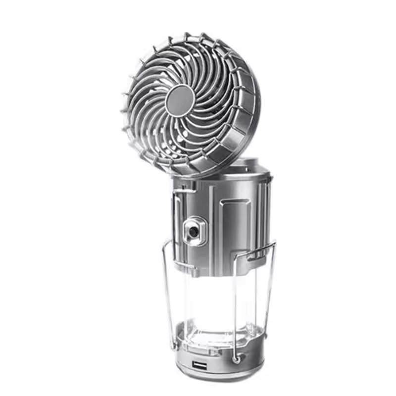 TheHiddenGoods™ Rechargeable LED Camping Lamp with Fan