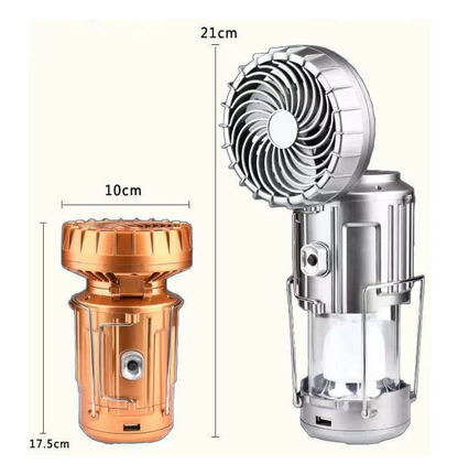 TheHiddenGoods™ Rechargeable LED Camping Lamp with Fan